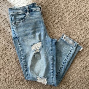 Maurices High Rise Distressed Skinny Jeans